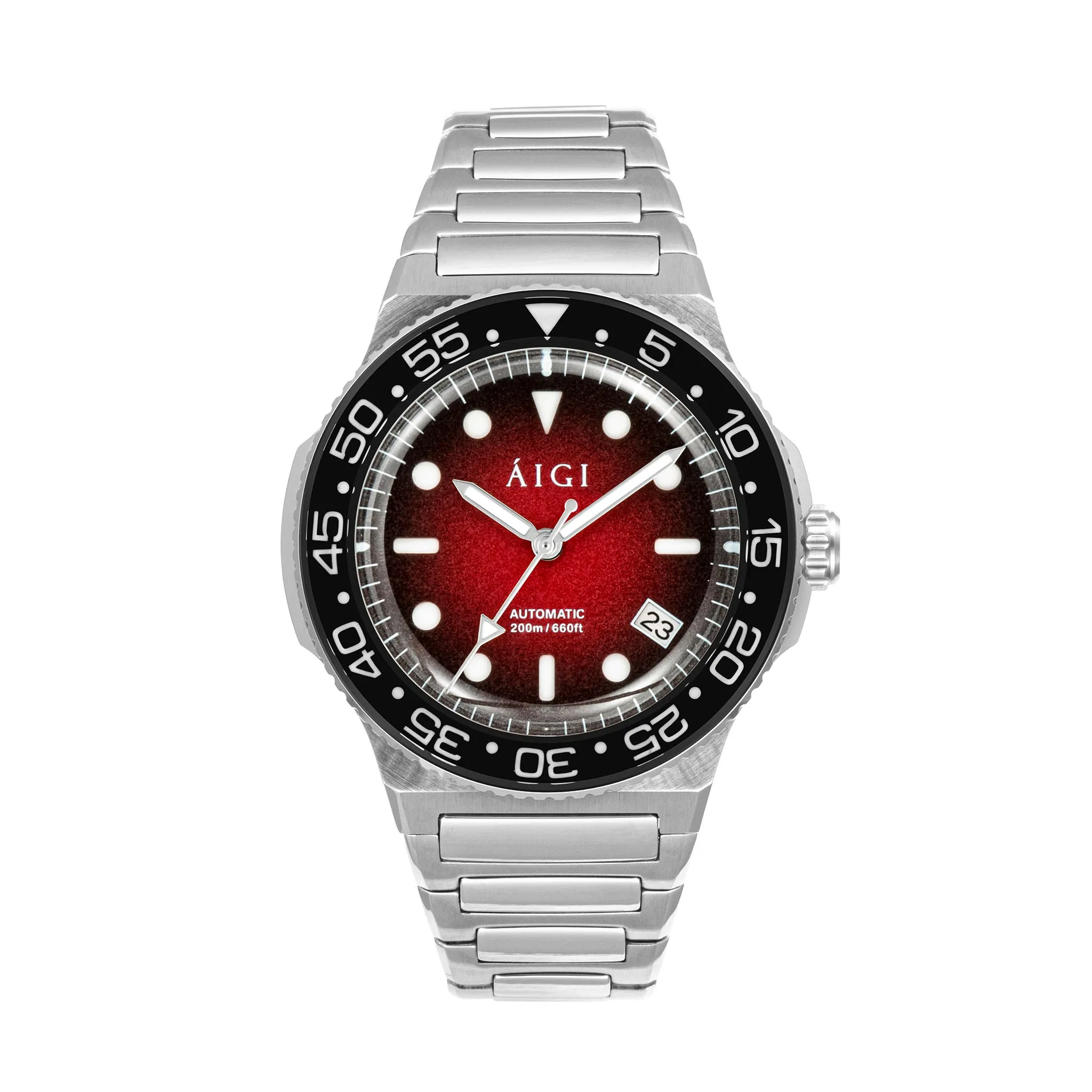 ARCTIC DIVER - MIDNIGHT RED sold by Aigi Time