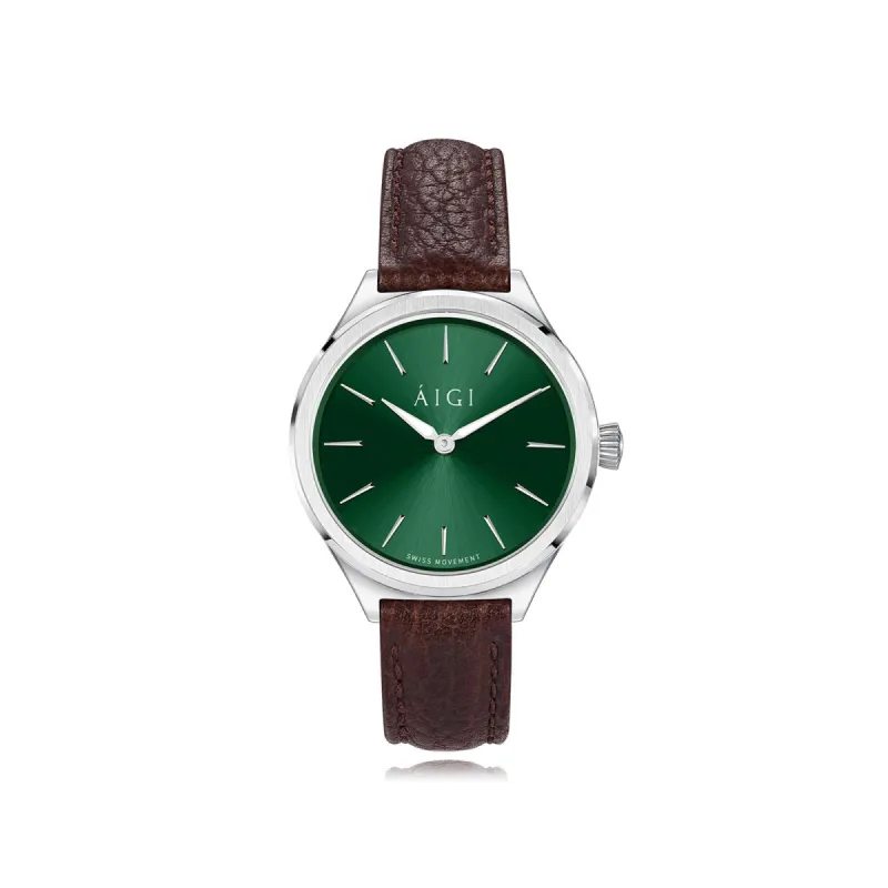 Northern Lights 32MM - Leather sold by Aigi Time