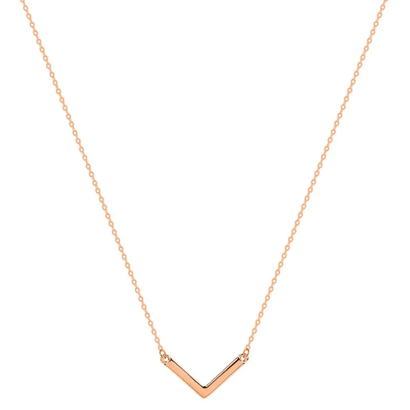 V CHOKER | 18K ROSEGOLD PLATED sold by Aigi Time