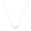 V CHOKER | 18K GOLD PLATED sold by Aigi Time