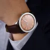 MIDNIGHT SUN 38MM - BROWN LEATHER sold by Aigi Time
