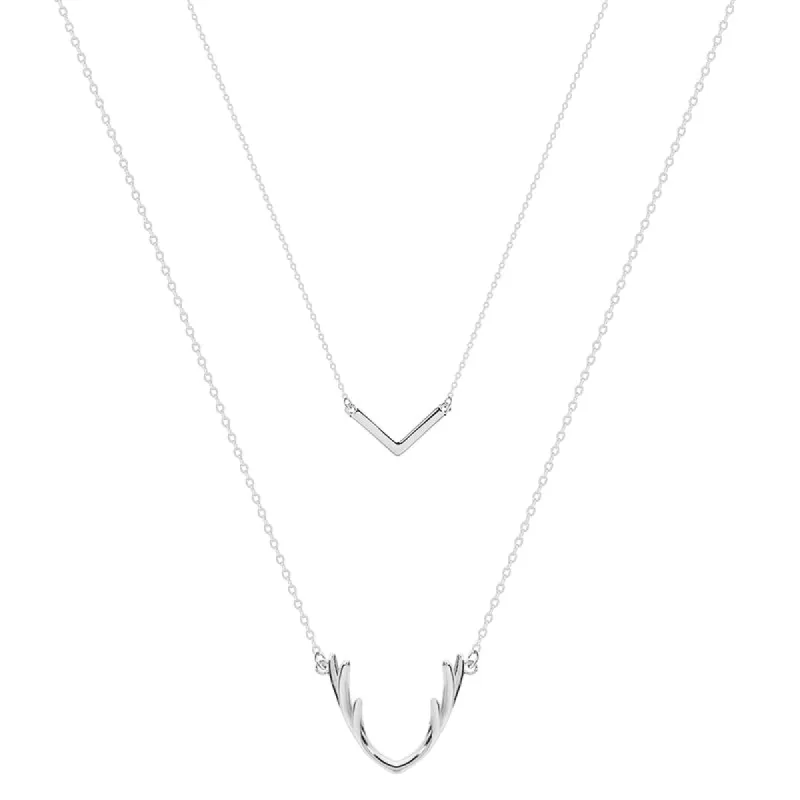 GEVIR & V CHOKER | SILVER sold by Aigi Time