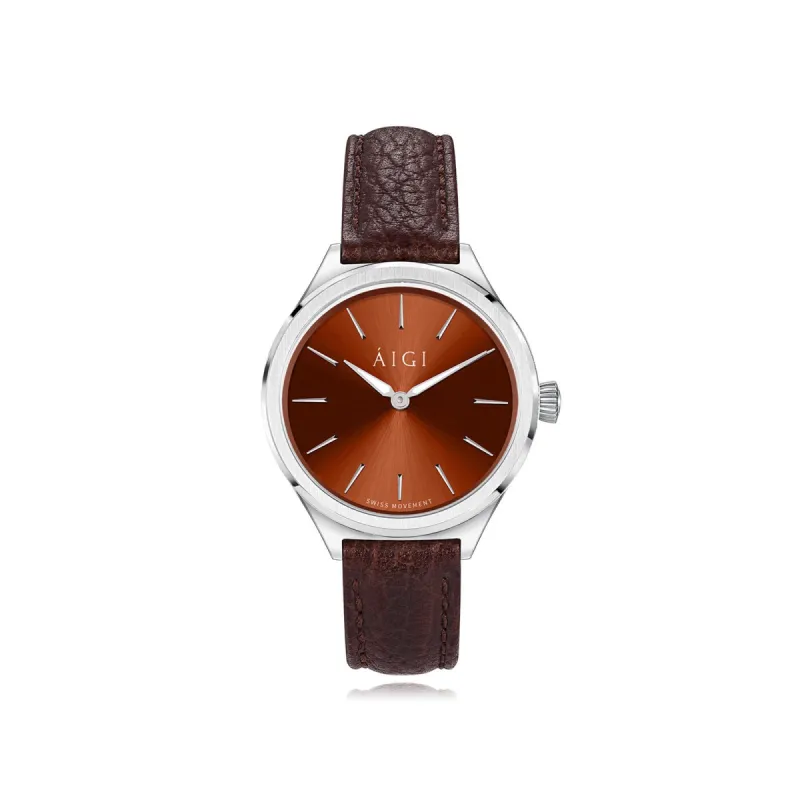 Midnight Sun 32MM - Leather sold by Aigi Time