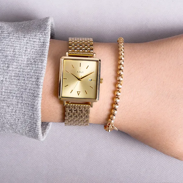 Polar Day - 5-Link gold sold by Aigi Time product image thumbnail 3