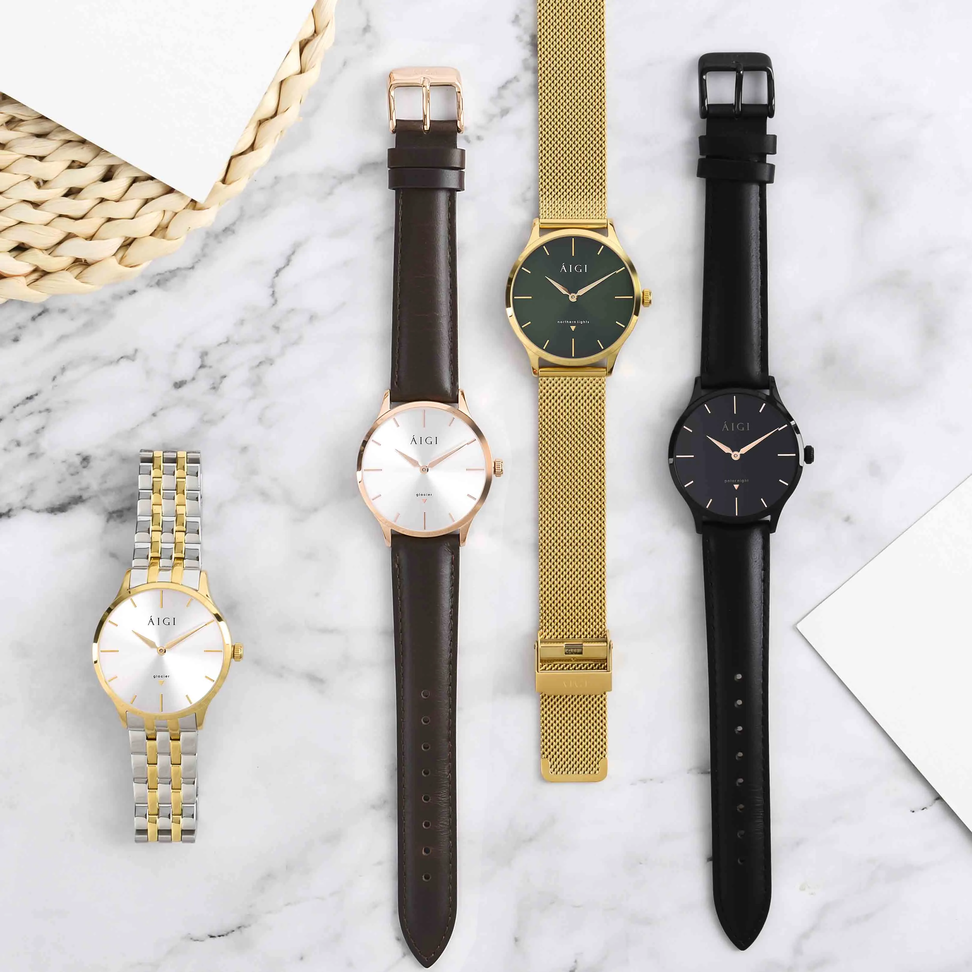 GLACIER GOLD 36MM - TWO-TONE sold by Aigi Time product image thumbnail 3