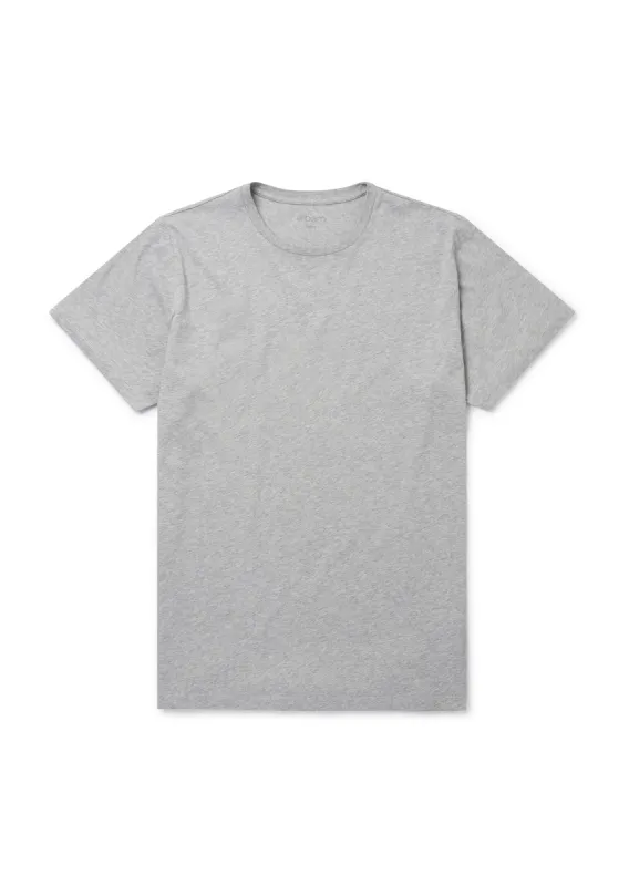 Classic T-Shirt in Grey Marl sold by Albam Clothing