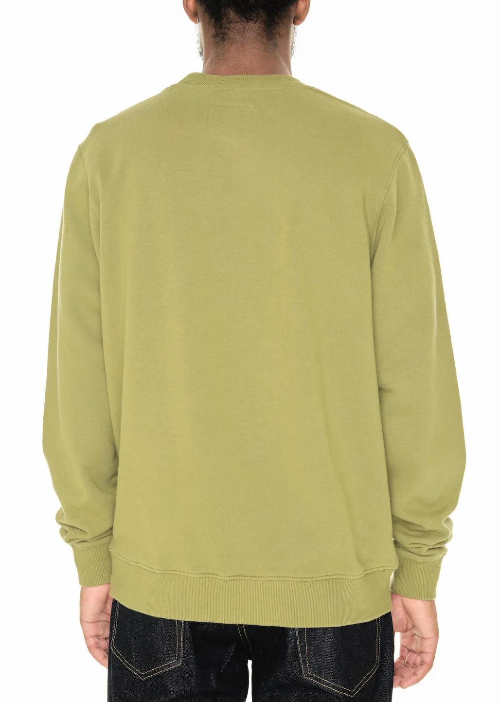Woven Pocket Sweatshirt in Khaki sold by Albam Clothing product image thumbnail 3