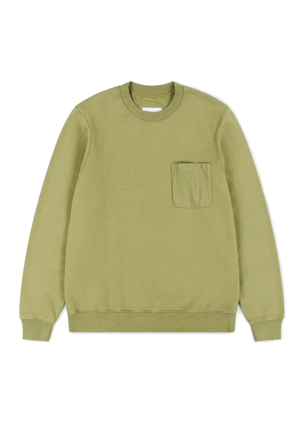Woven Pocket Sweatshirt in Khaki sold by Albam Clothing product image thumbnail 4