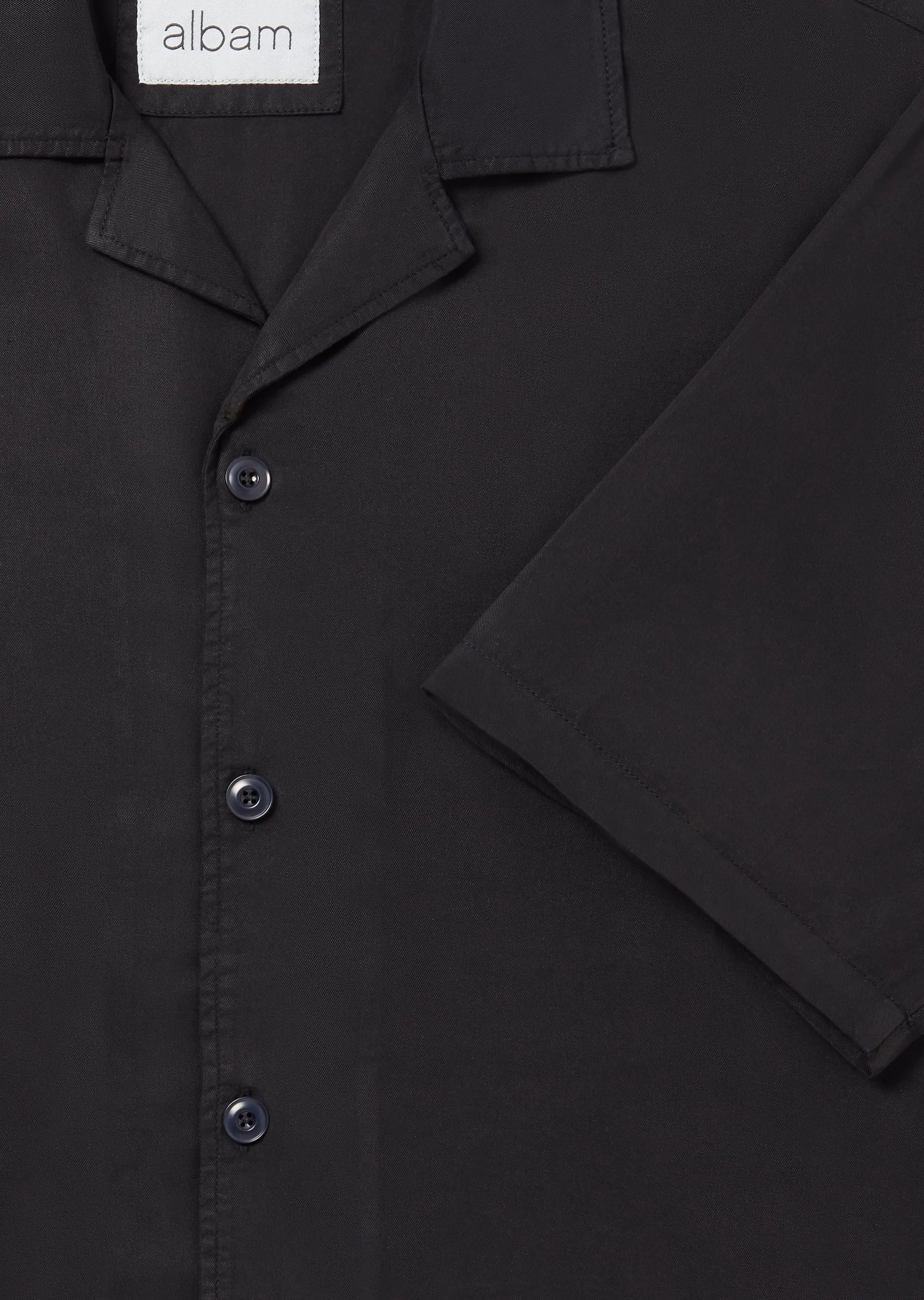 Bowling Shirt in Black sold by Albam Clothing product image thumbnail 5