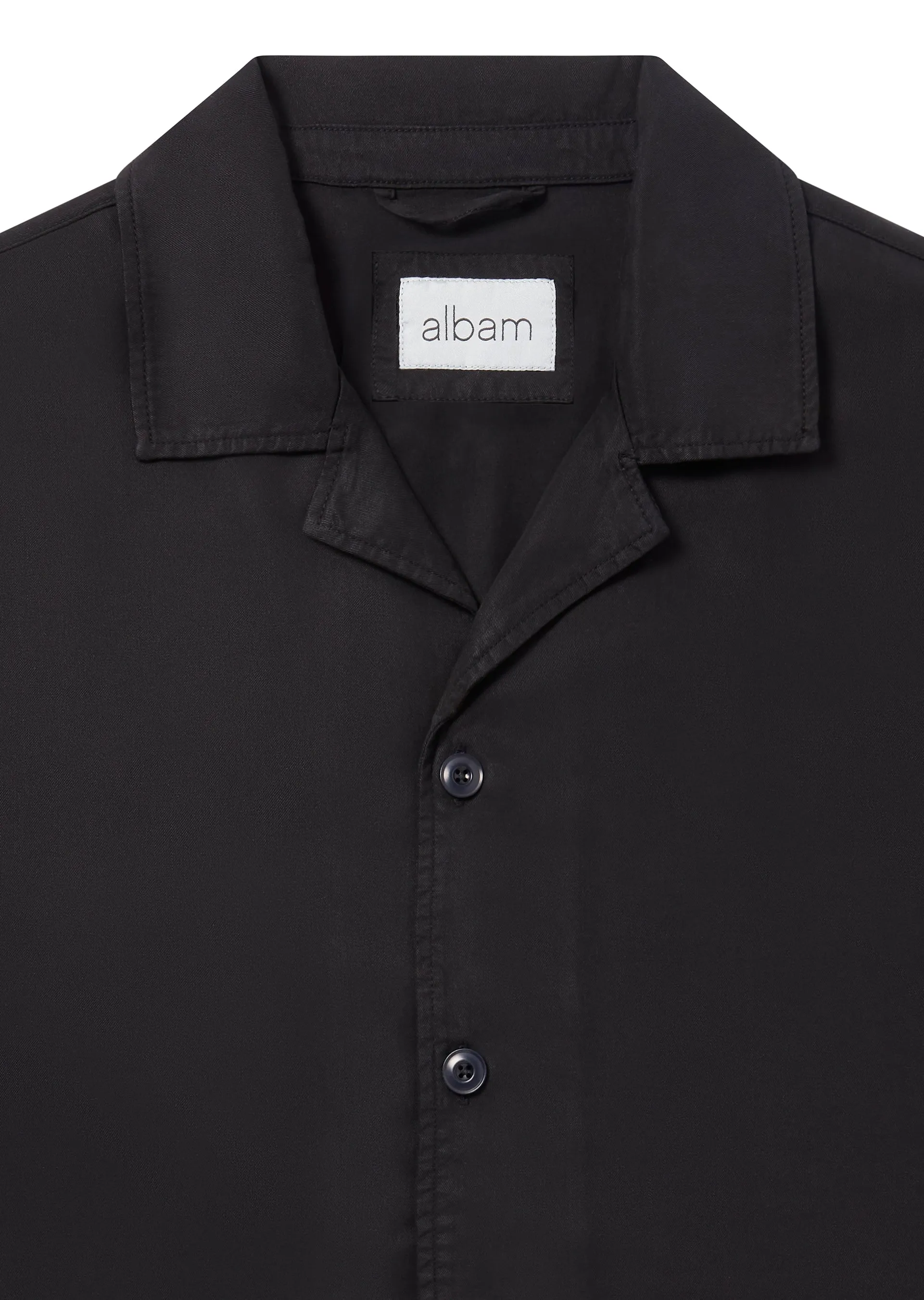 Bowling Shirt in Black sold by Albam Clothing product image thumbnail 4