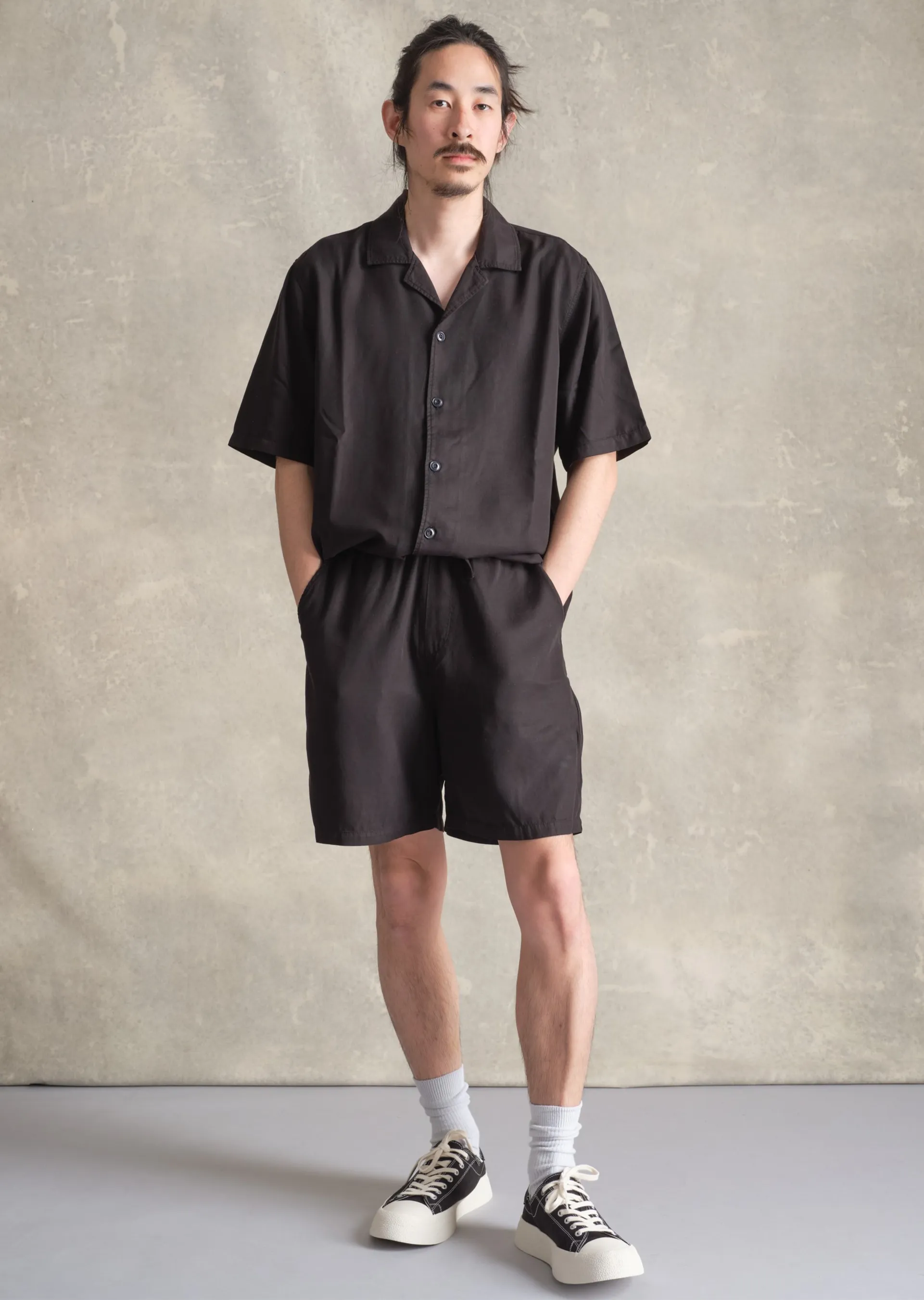 Bowling Shirt in Black sold by Albam Clothing product image thumbnail 2