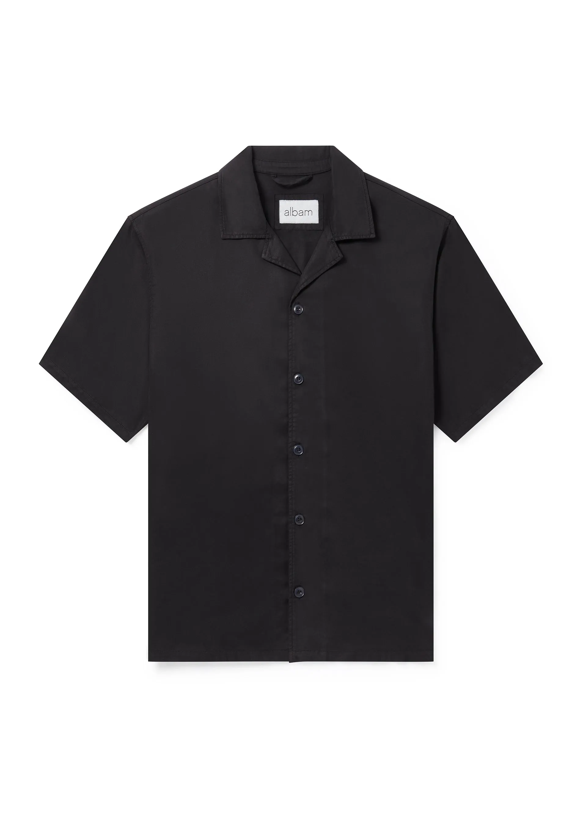 Bowling Shirt in Black sold by Albam Clothing