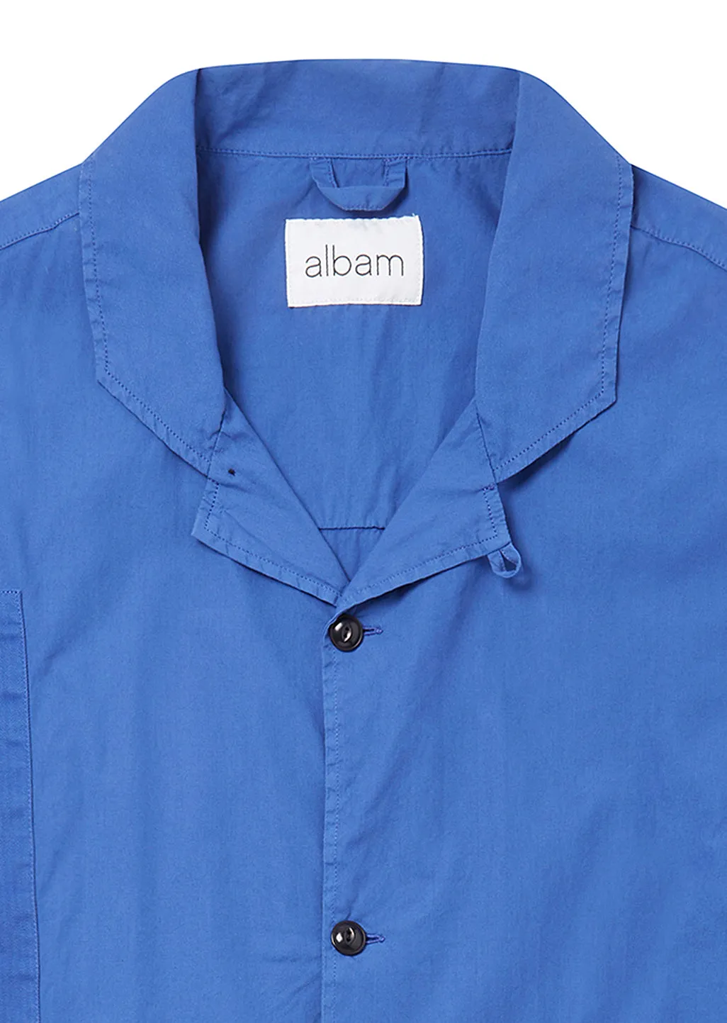 Patchwork SS Shirt in Blue sold by Albam Clothing product image thumbnail 3