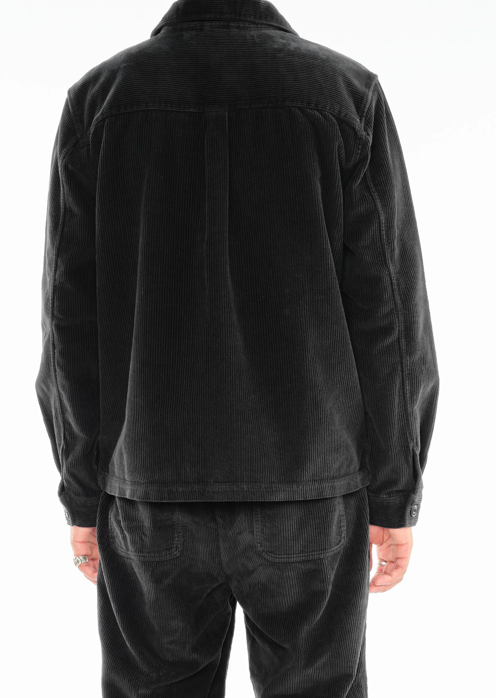 Chore Cord Jacket in Washed Black sold by Albam Clothing product image thumbnail 3