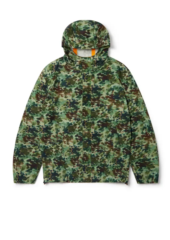 Heat Sealed Hooded Jacket in Paint Green sold by Albam Clothing