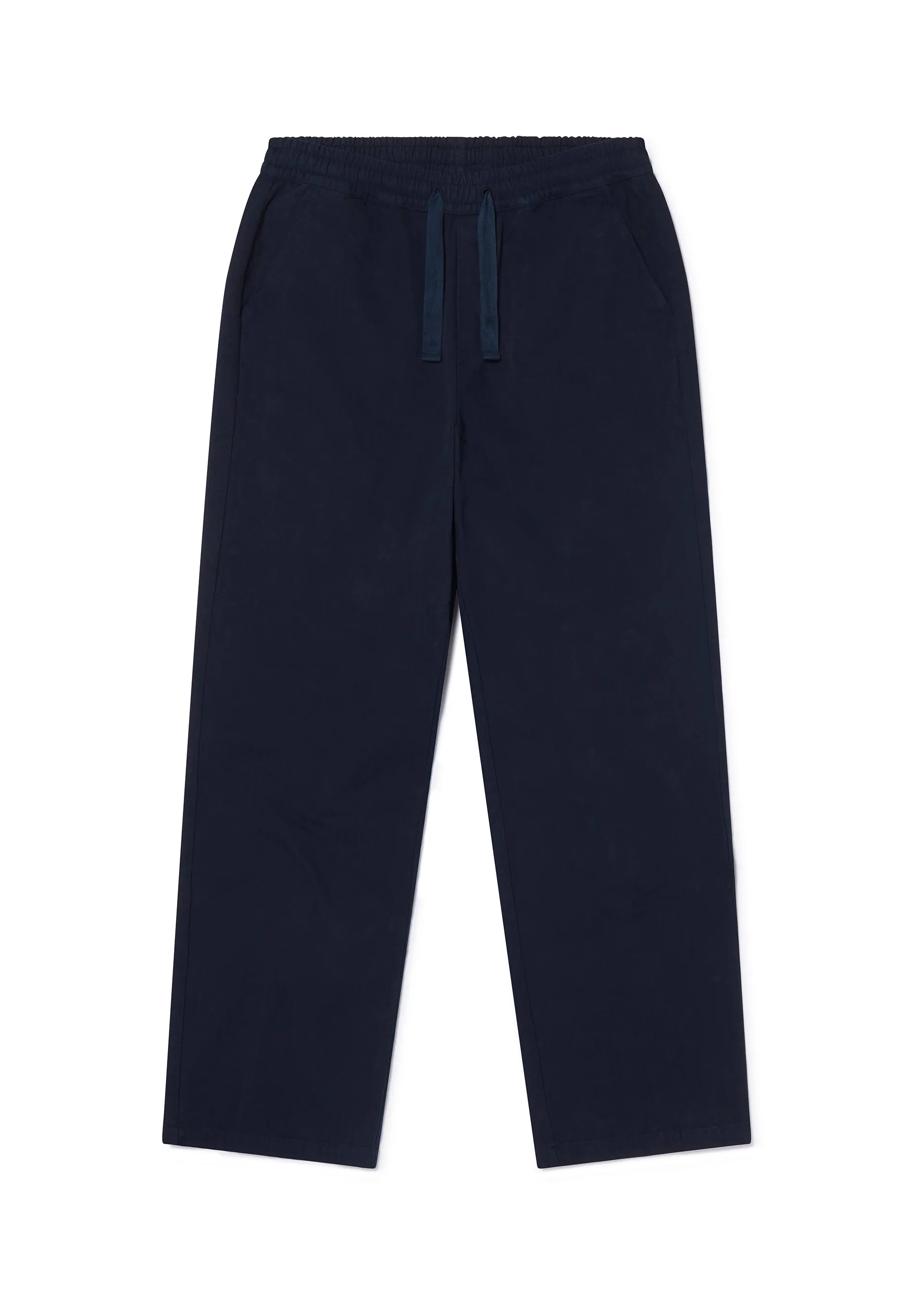 Herringbone Drawstring Trouser in Dark Navy sold by Albam Clothing product image thumbnail 2