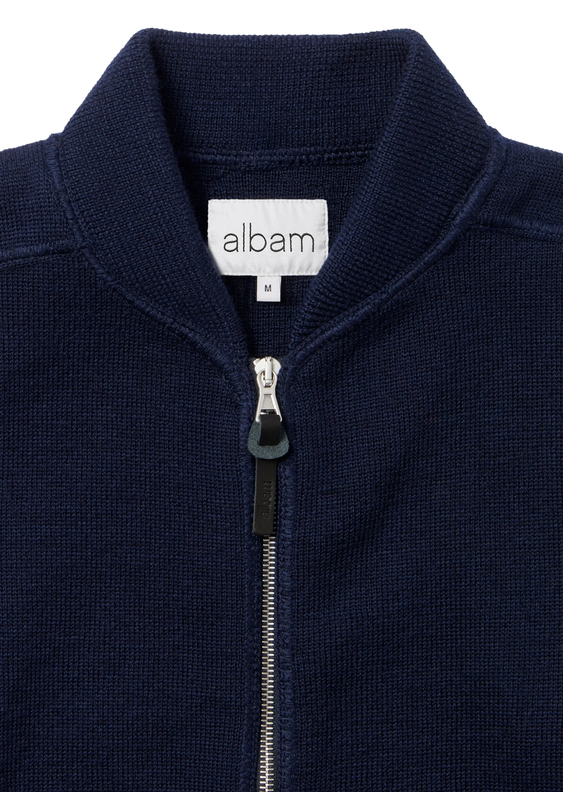Milano Zip Through Jacket in Navy sold by Albam Clothing product image thumbnail 3