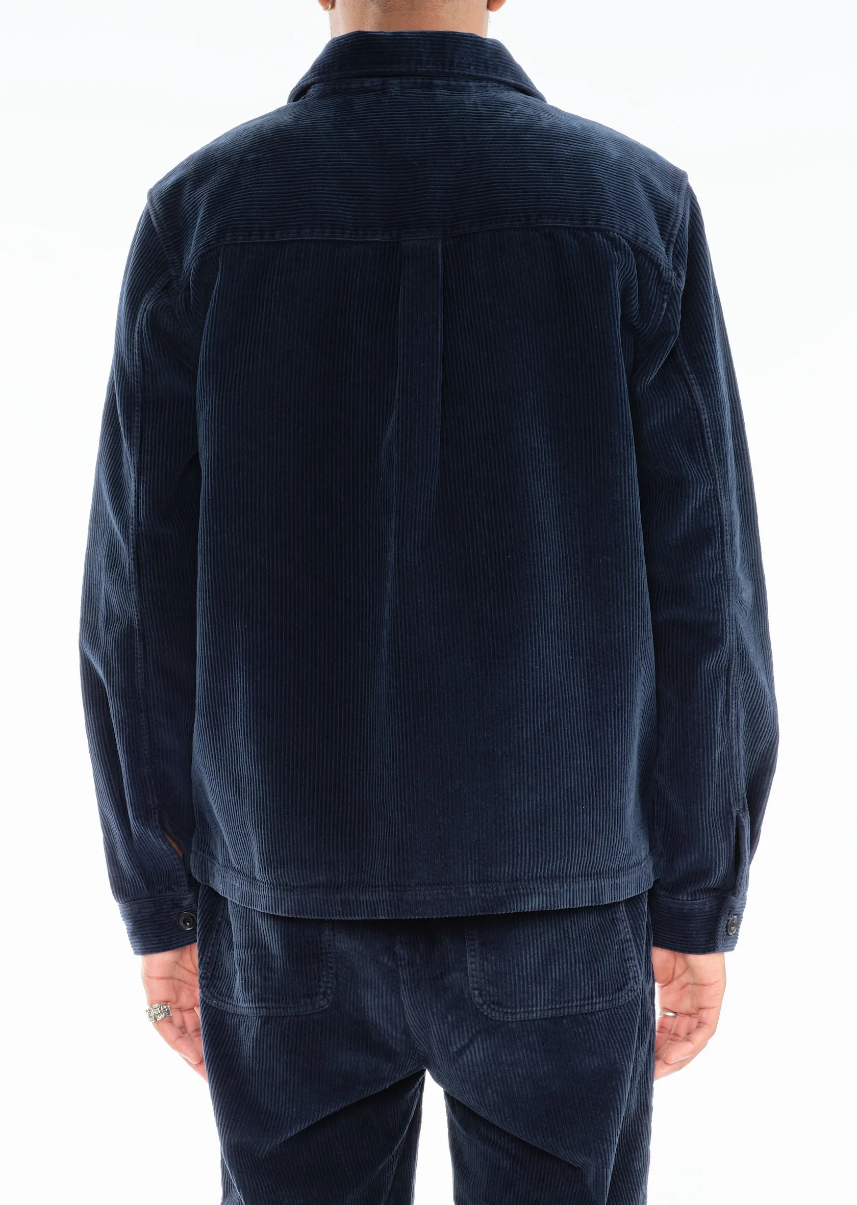 Chore Cord Jacket in Washed Navy sold by Albam Clothing product image thumbnail 3