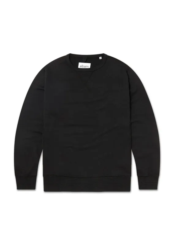 Classic Sweat in Black sold by Albam Clothing