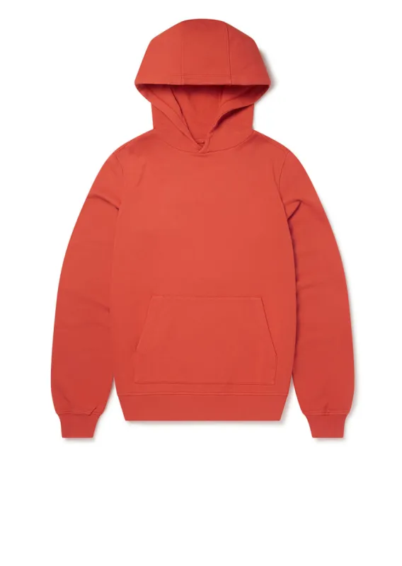 Vintage Lightweight Hoody in Burnt Orange sold by Albam Clothing
