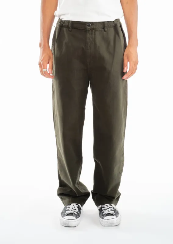Regular Trouser Twill in Green made by Albam Clothing
