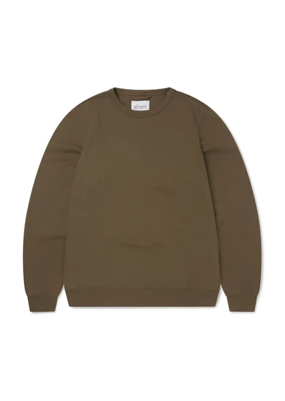 Vintage Lightweight Sweatshirt in Olive Night sold by Albam Clothing