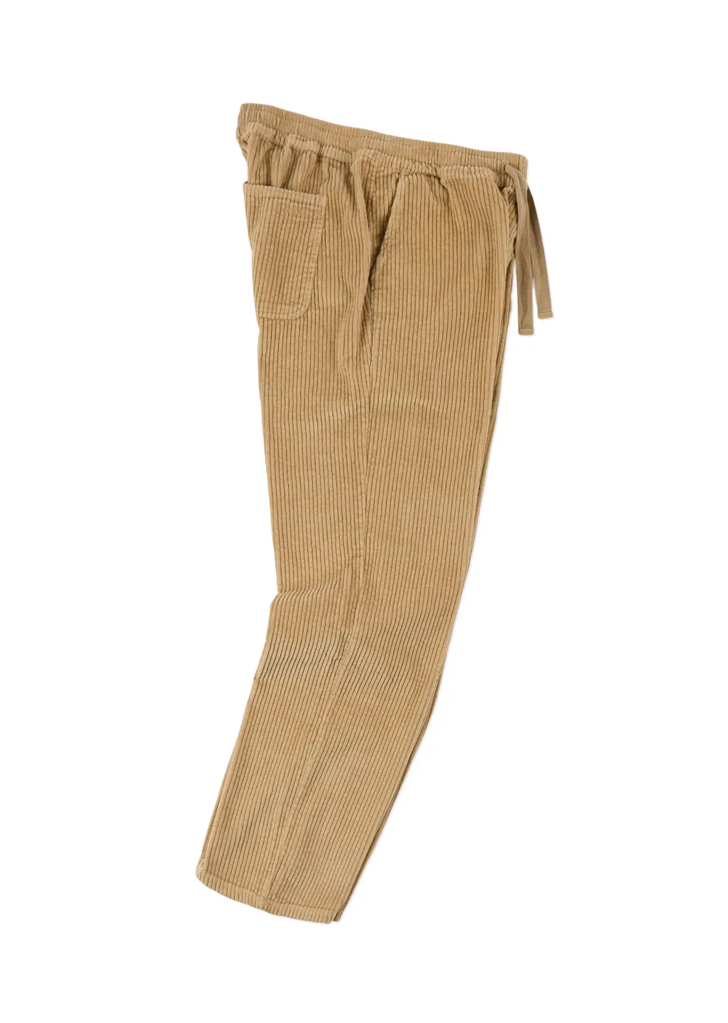 Cord Judd Drawstring Trouser in Stone sold by Albam Clothing