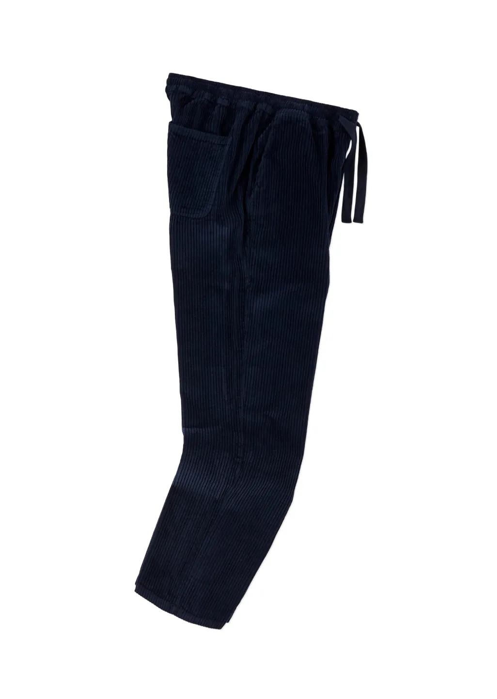 Cord Judd Drawstring Trouser in Dark Navy sold by Albam Clothing