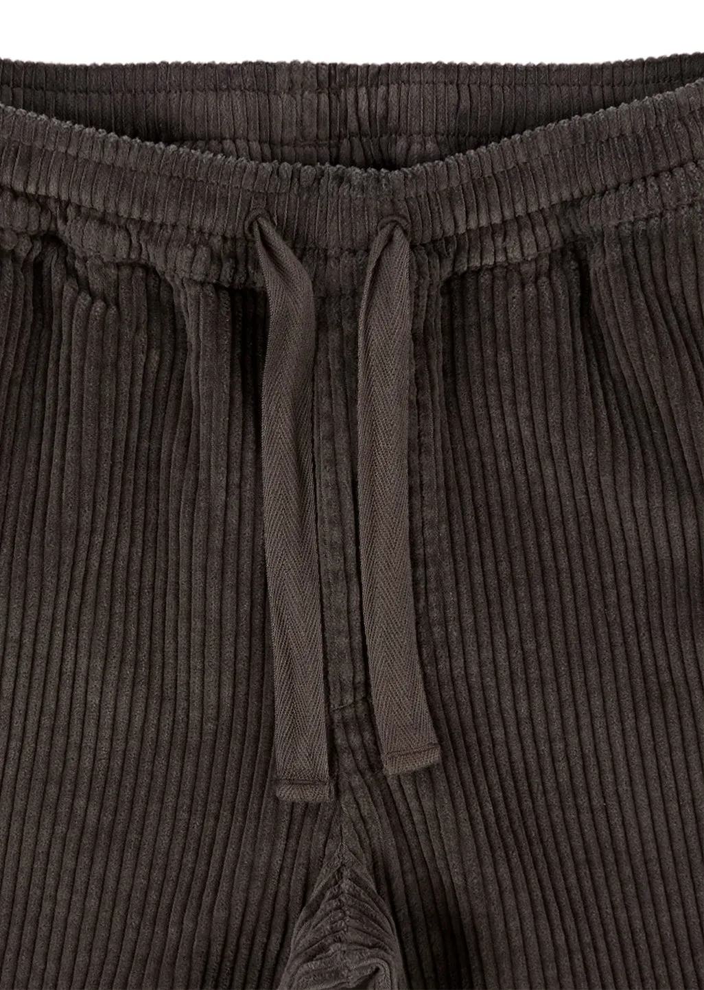 Cord Judd Drawstring Trouser in Charcoal sold by Albam Clothing product image thumbnail 5