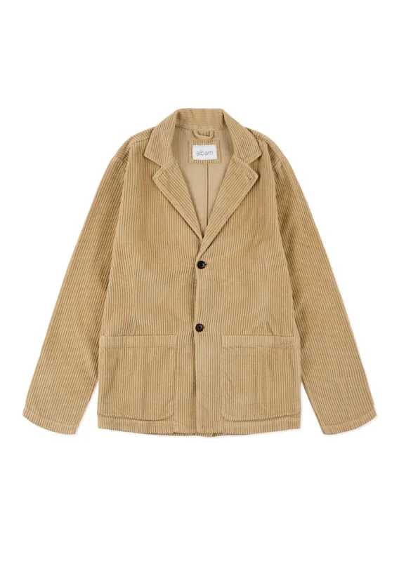 Cord Fairfax Blazer in Stone sold by Albam Clothing