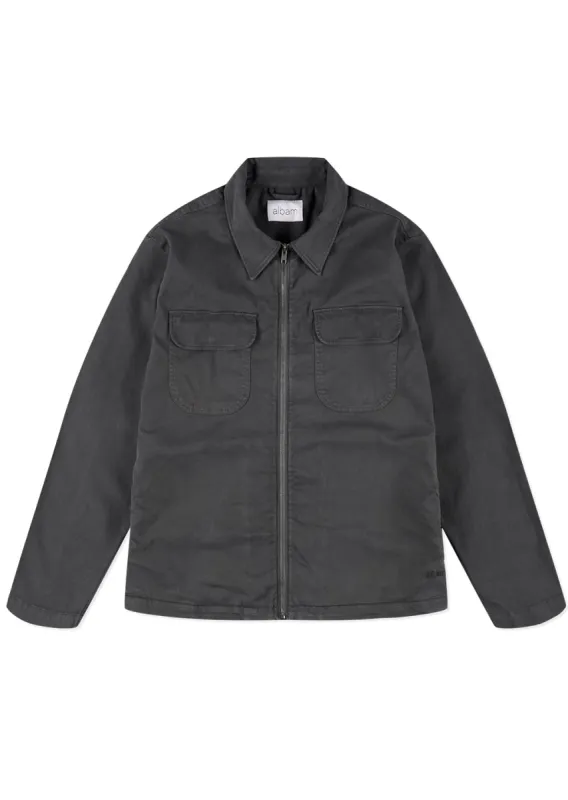 Soft Touch Cotton Clarence Jacket in Grey sold by Albam Clothing