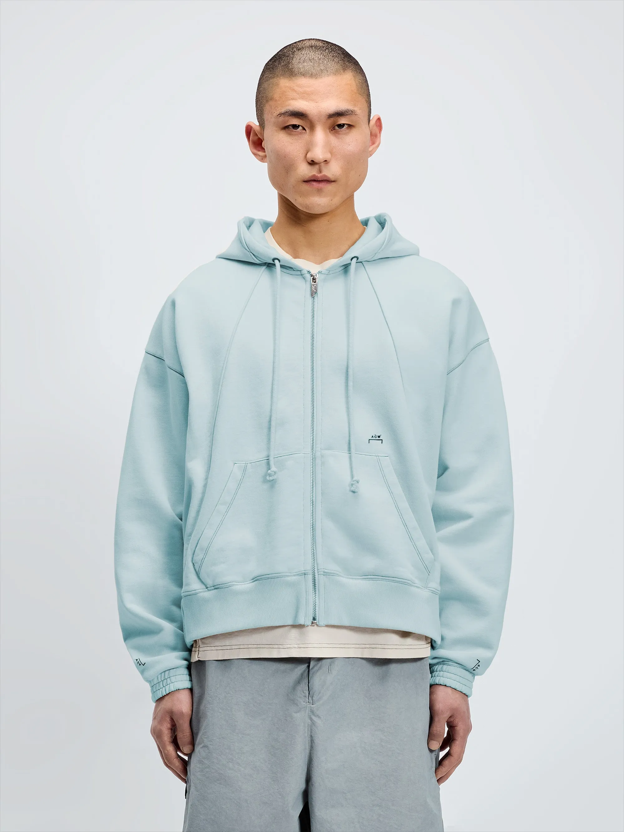 A-COLD-WALL* Millbank Zip Hoodie Tourmaline sold by Albam Clothing