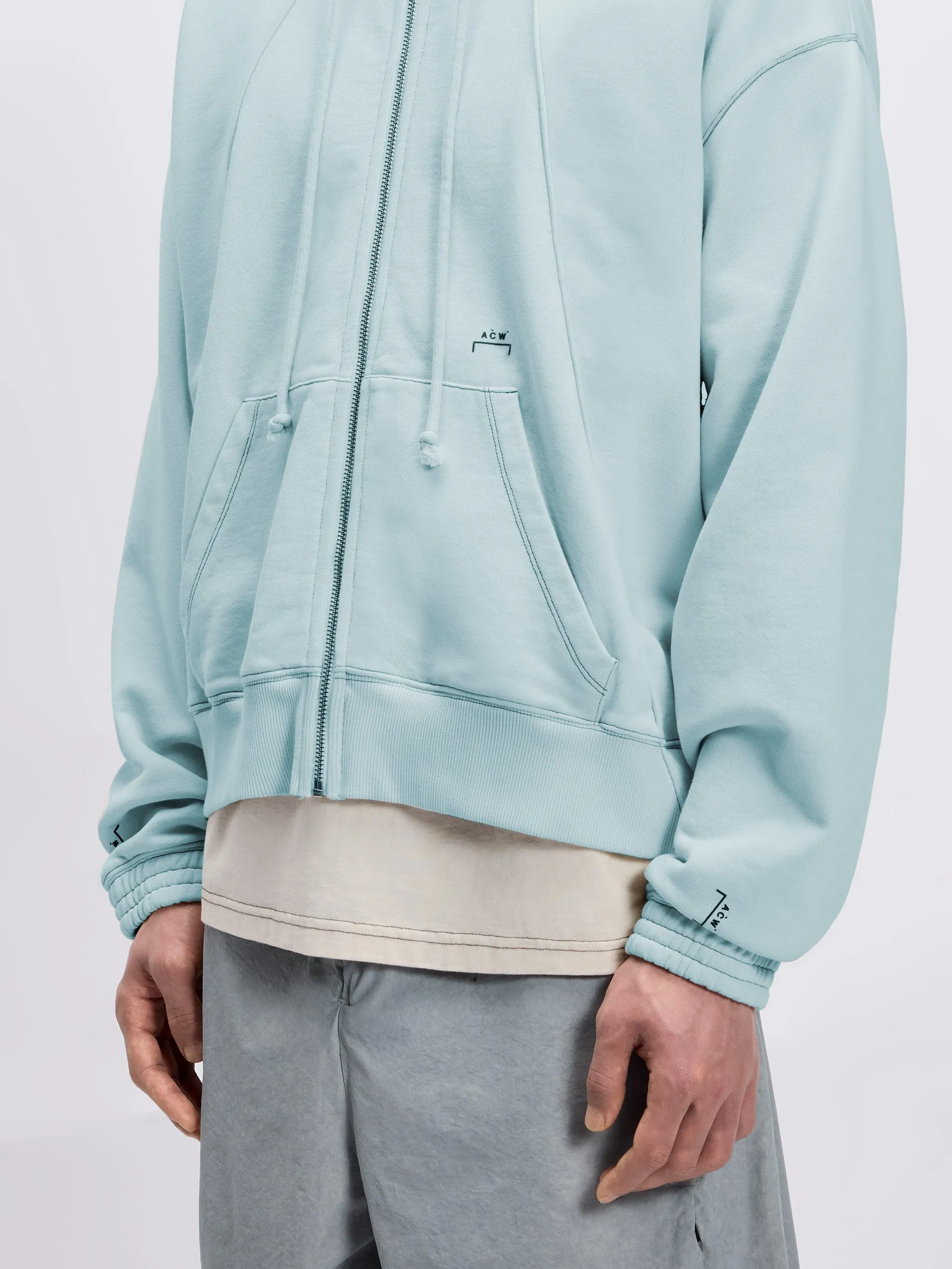 A-COLD-WALL* Millbank Zip Hoodie Tourmaline sold by Albam Clothing product image thumbnail 4