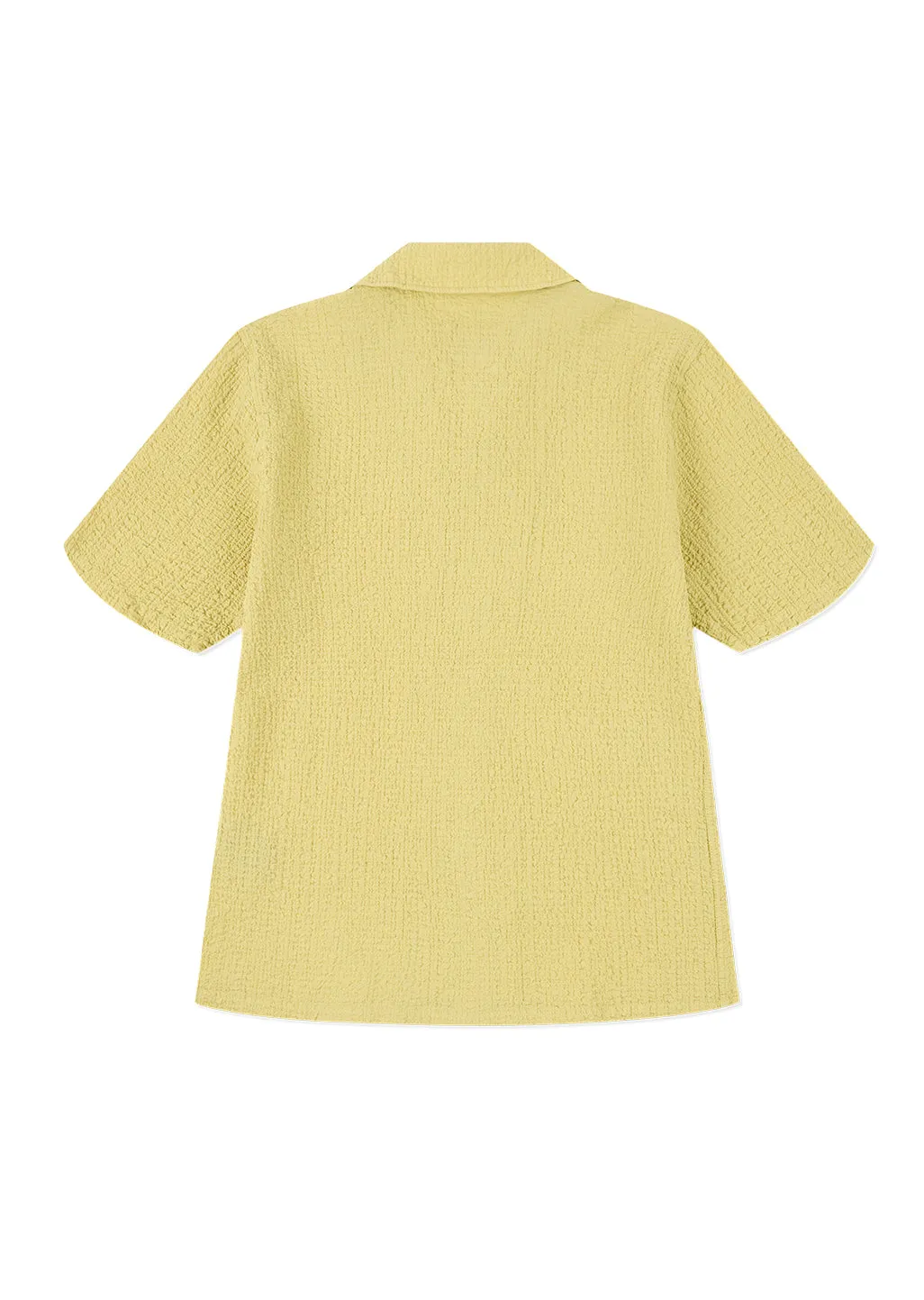 Seersucker Fenton Shirt in Vintage Khaki sold by Albam Clothing product image thumbnail 2