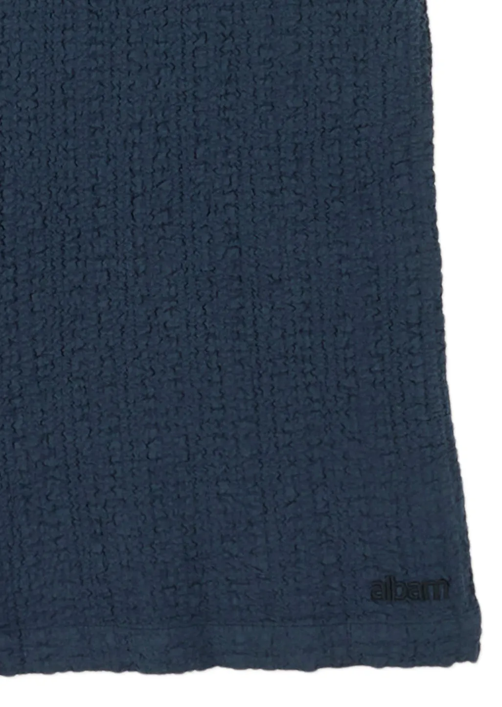 Seersucker Fenton Shirt in Dark Navy sold by Albam Clothing product image thumbnail 5