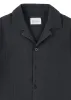 Seersucker Fenton Shirt in Black sold by Albam Clothing