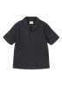 Seersucker Fenton Shirt in Black sold by Albam Clothing