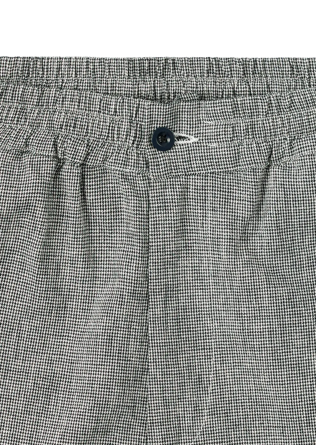 Houndstooth Standed Short in Black & Ecru sold by Albam Clothing product image thumbnail 3
