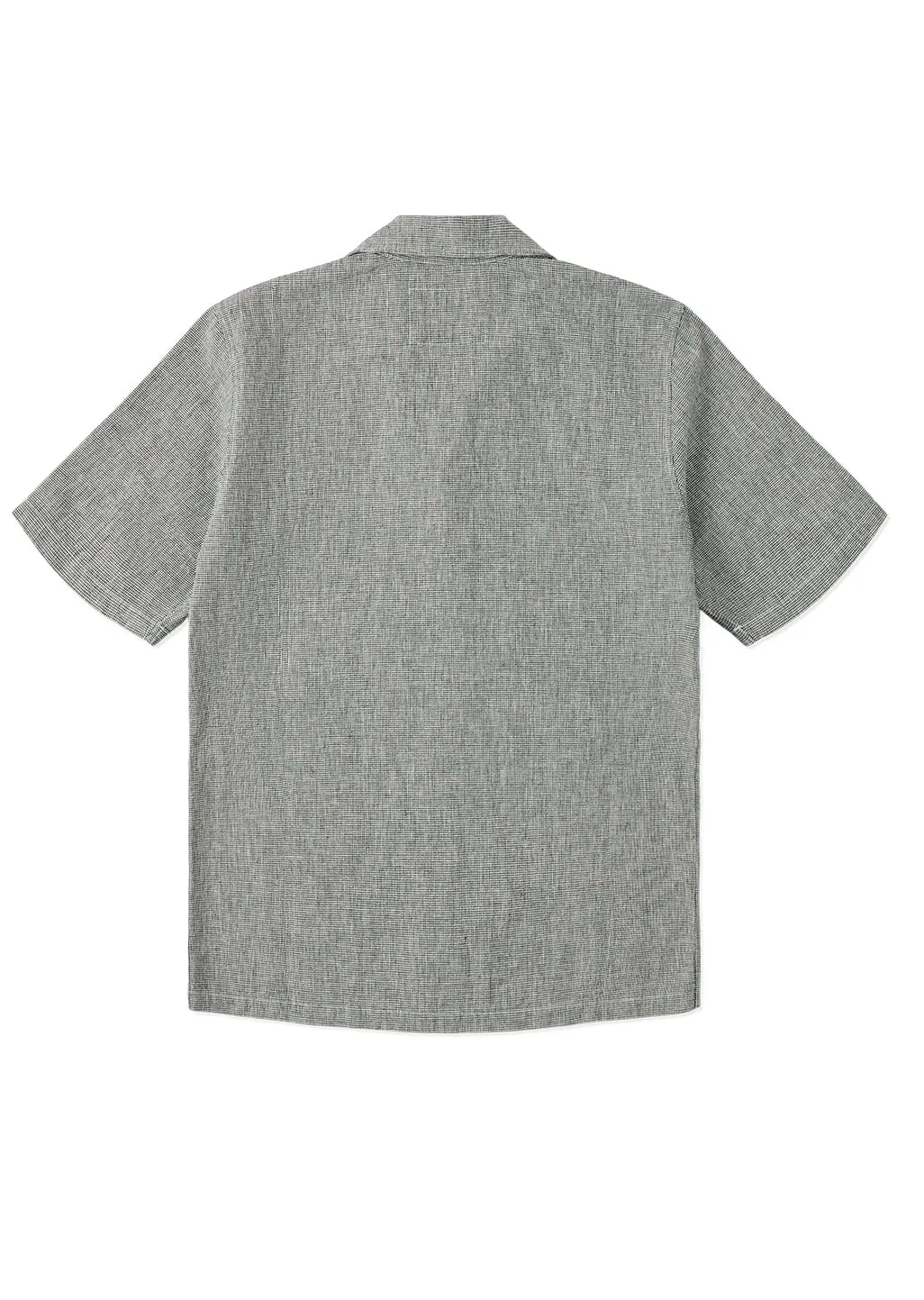 Houndstooth Fenton Shirt in Black & Ecru sold by Albam Clothing product image thumbnail 2