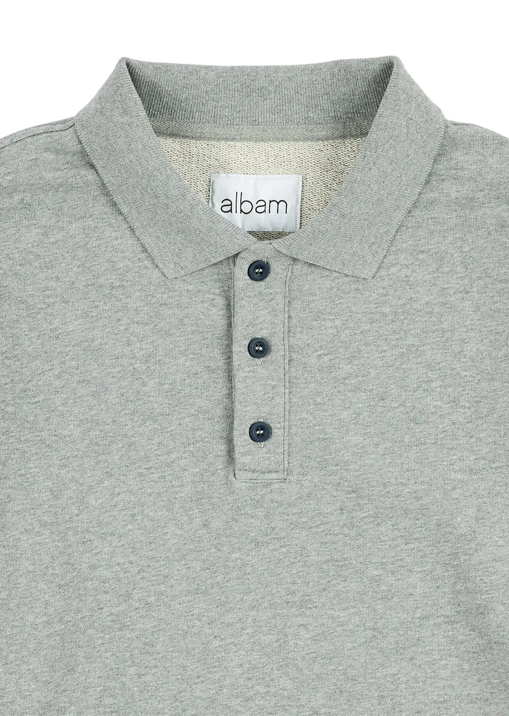 Witley Sweat in Grey Marl sold by Albam Clothing product image thumbnail 3