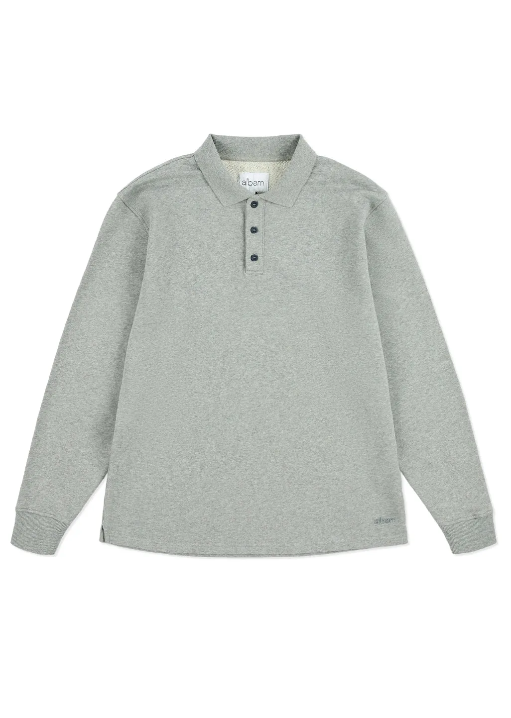 Witley Sweat in Grey Marl sold by Albam Clothing