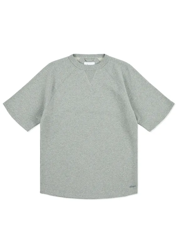 Raglan Easton Sweat in Grey Marl sold by Albam Clothing