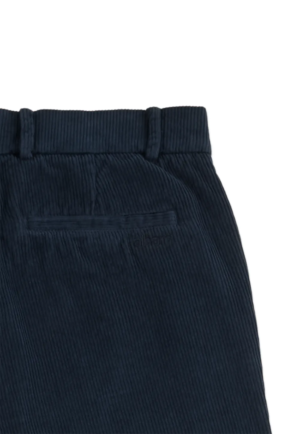 Needlecord Ealing Trouser in Dark Navy sold by Albam Clothing product image thumbnail 4