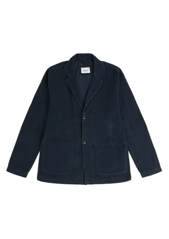 Needlecord Fairfax Blazer in Dark Navy sold by Albam Clothing