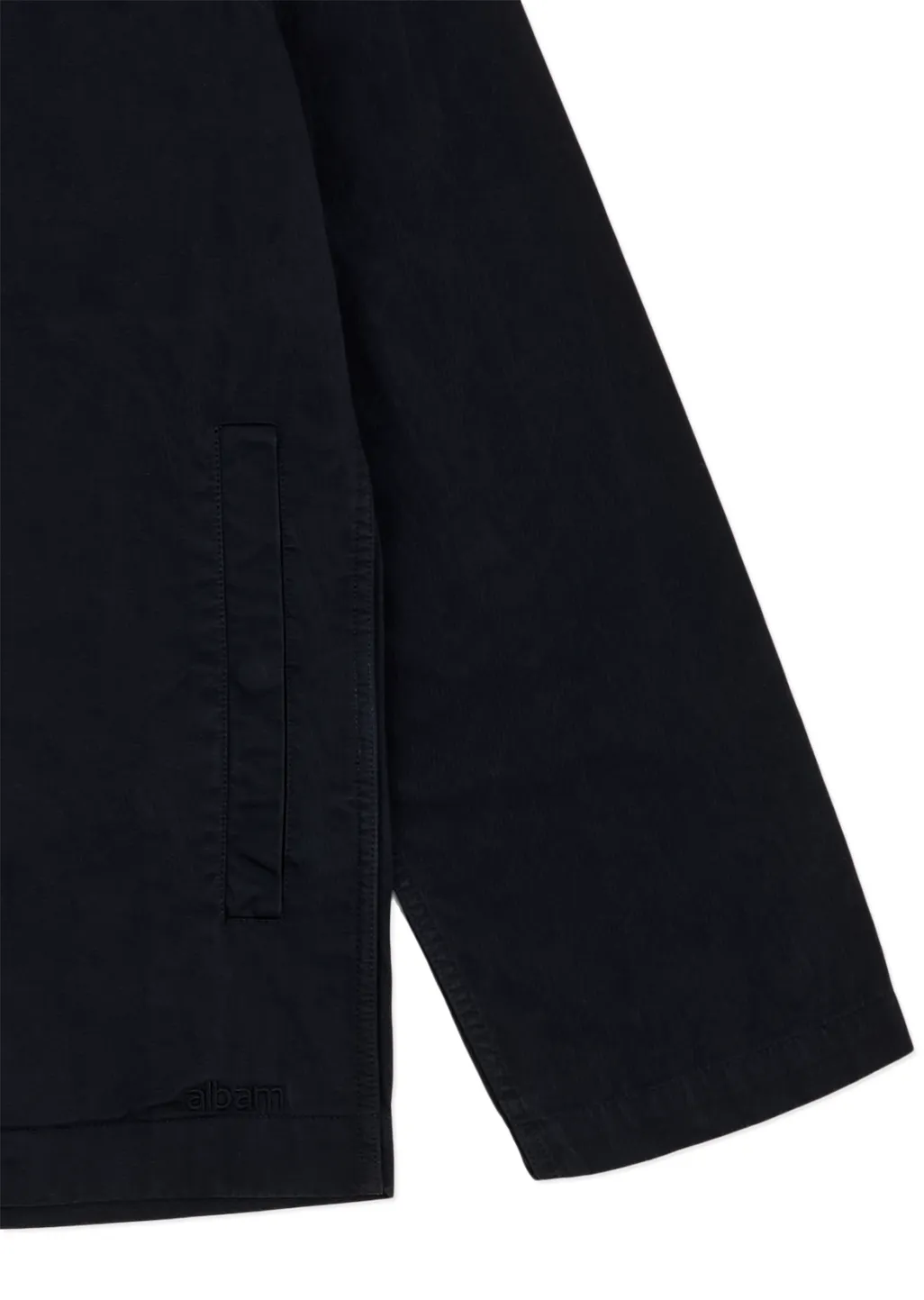 Hatton Cotton Overshirt in Dark Navy sold by Albam Clothing product image thumbnail 5