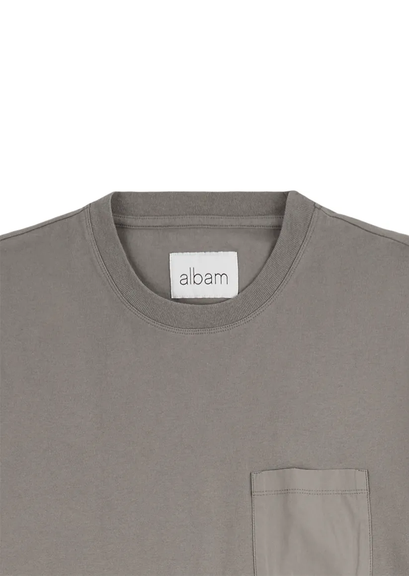 Woven Pocket T-Shirt in Slate sold by Albam Clothing product image thumbnail 3