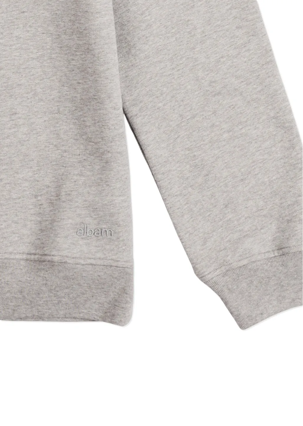 Avon Sweatshirt in Grey Marl sold by Albam Clothing product image thumbnail 5