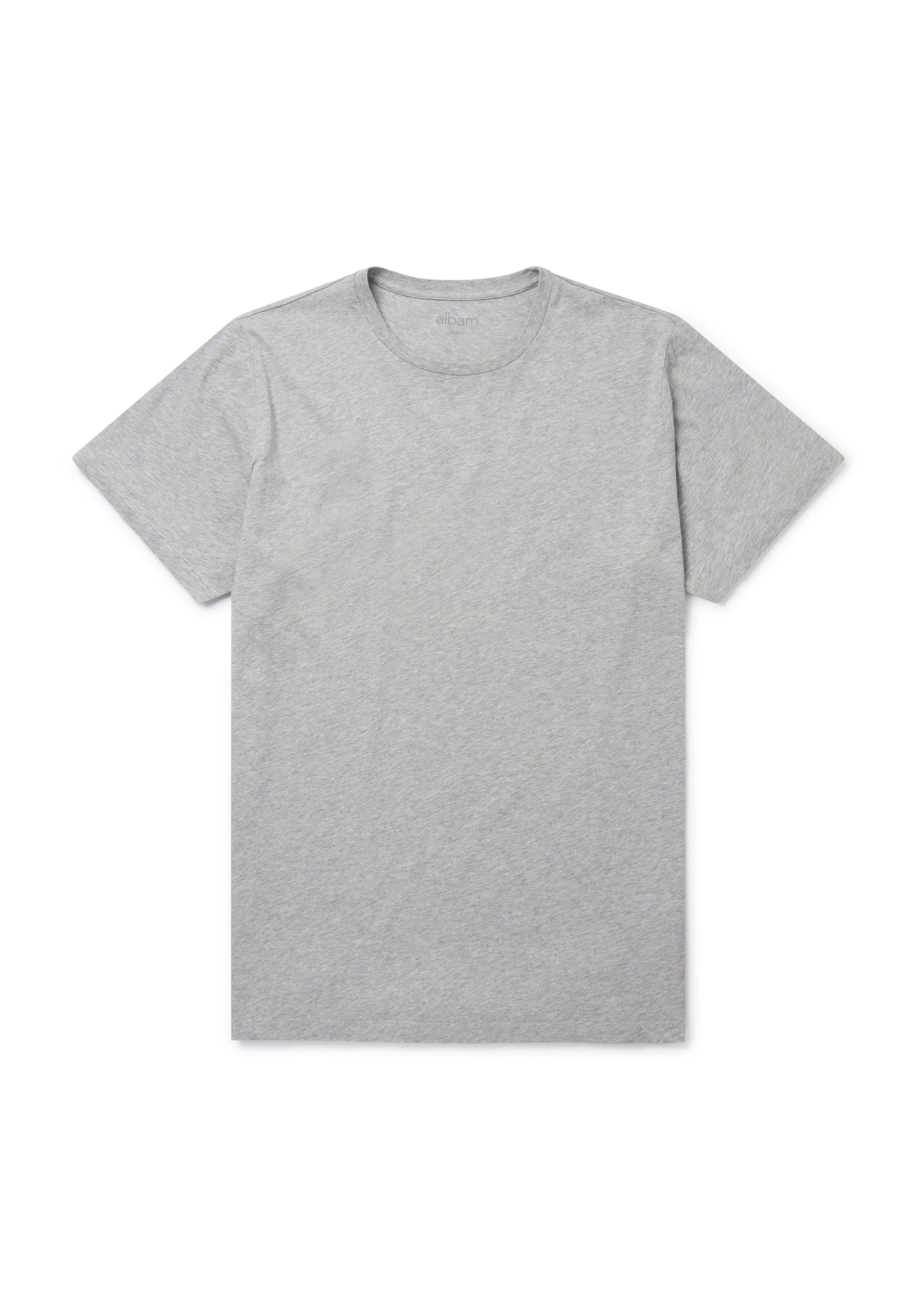 Classic T-Shirt in Grey Marl sold by Albam Clothing