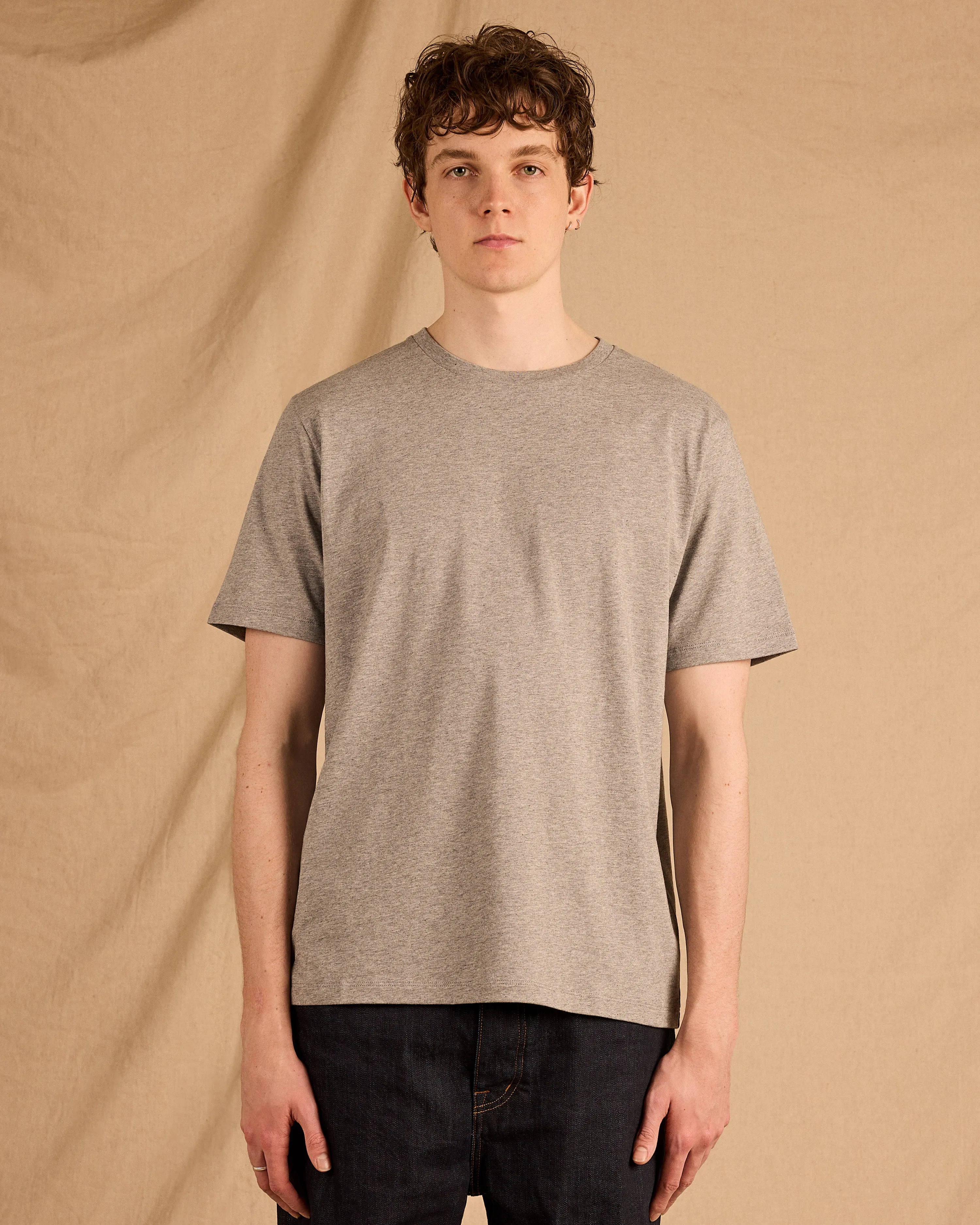 Classic T-Shirt in Grey Marl sold by Albam Clothing product image thumbnail 4