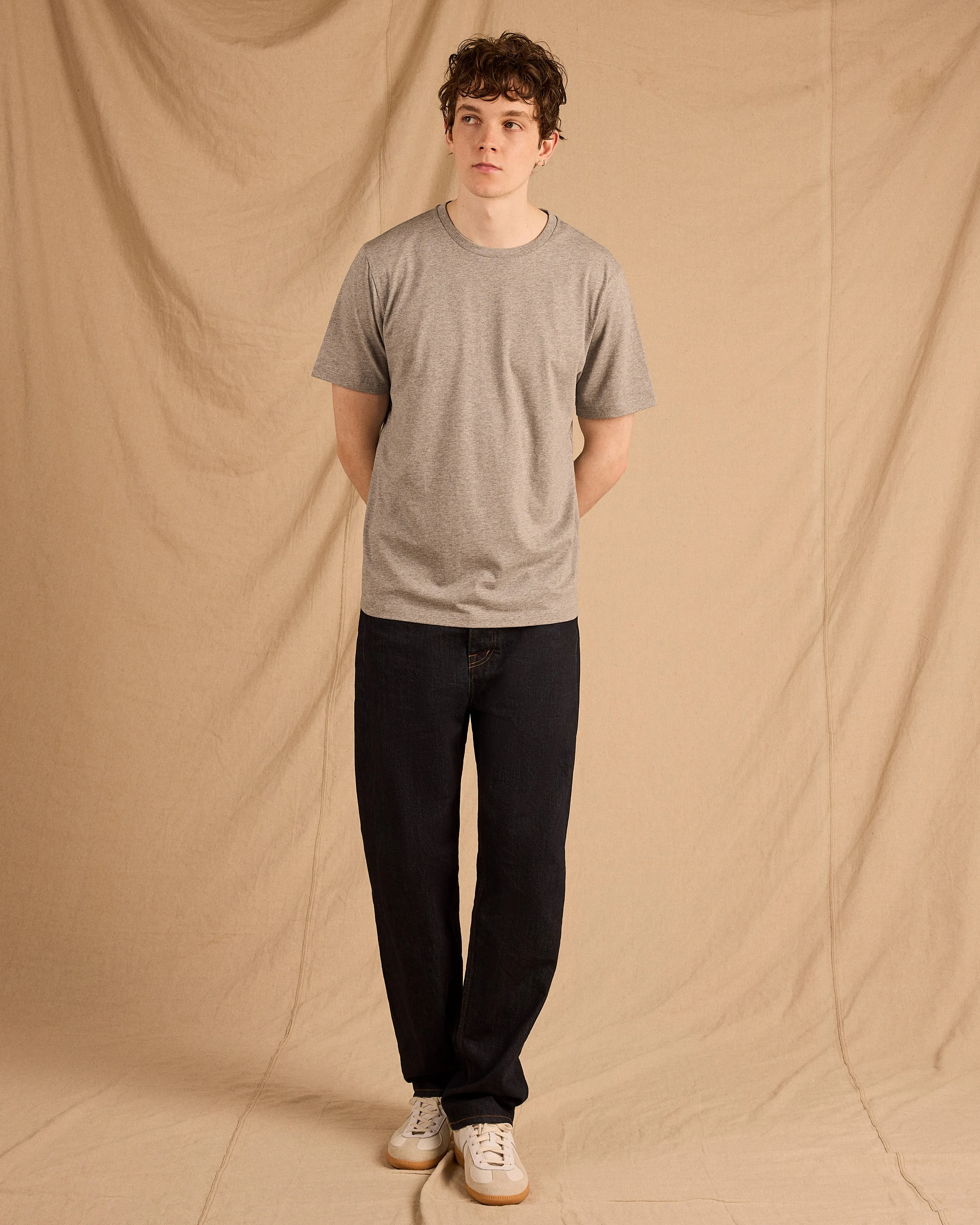 Classic T-Shirt in Grey Marl sold by Albam Clothing product image thumbnail 3